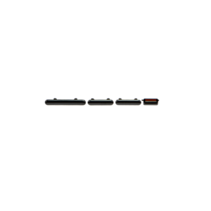 Pulsanti Volume+Mute+Power On/Off per iPhone XS Neri