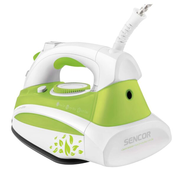 SENCOR Ferro da Stiro a Vapore Potenza 2200 Watt 380 ml colore Verde Piastra in Ceramica