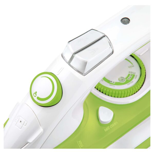 SENCOR Ferro da Stiro a Vapore Potenza 2200 Watt 380 ml colore Verde Piastra in Ceramica