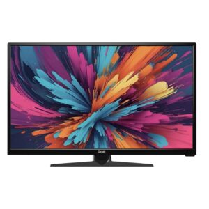 Graetz GR32S1470 TV Led 32 HD Smart WebOS HDR10 T2 H265 Base Centrale Black Frame