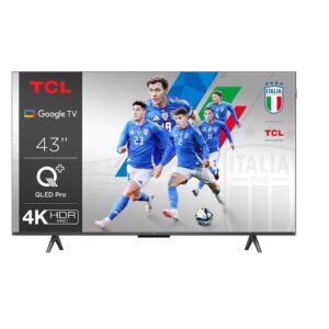 TCL Serie C6 Smart TV QLED 4K 43" 43C655, Dolby Vision, Dolby Atmos, Google TV