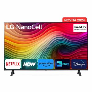 LG TV 43" NANO82T6B TV NanoCell AI Serie NANO82 4K, a5 Gen7, HDR10, 20W, 3 HDMI, Game Optimizer, Smart TV WebOS 24