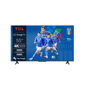 TCL P655 Series Serie P6 Smart TV Ultra HD 4K 55" 55P655, Dolby Audio, Controlli vocali, Google TV