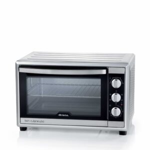 Ariete Forno Elettrico Ventilato con Girarrosto 45 litri - Bon Cuisine 450 - Doppio vetro - Temperatura max 230° - 1800 Wat