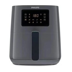 Philips HD9255/60 Friggitrice ad Aria Capacità 4 Litri Potenza 1400W Termostato Regolabile e Timer Grigio Nero Serie 5000