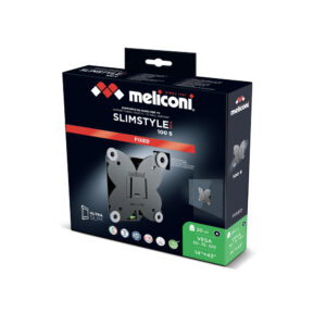STAFFA PORTA MELICONI SLIMSTYLE100SPLUS -FINO A 43 POLLICI E 20KG-VESA 75 100
