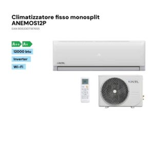 CLIMA PACIFIC KIT MONO ANEMOS 1200BTU A++/A+ WIFI