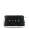 Smeg tostapane 4 fette vintage nero 1500w
