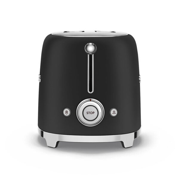 Smeg tostapane 2 fette decorato vintage nero opaco 950w