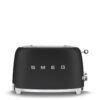Smeg tostapane 2 fette decorato vintage nero opaco 950w