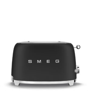 Smeg tostapane 2 fette decorato vintage nero opaco 950w