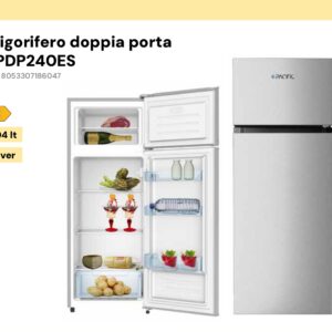PACIFIC FRIGO 2P KPDP240ES SILVER 204LT