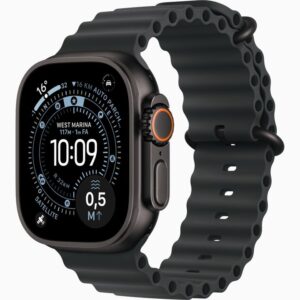APPLE WATCH ULTRA 3 GPS+CELL 49MM BLACK TITANIUM Black Titanium Case with Black Ocean Band
